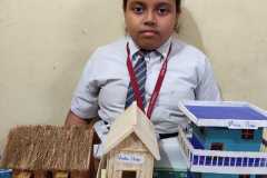 Class-5-Girl-Made-Model-based-on-type-of-houses